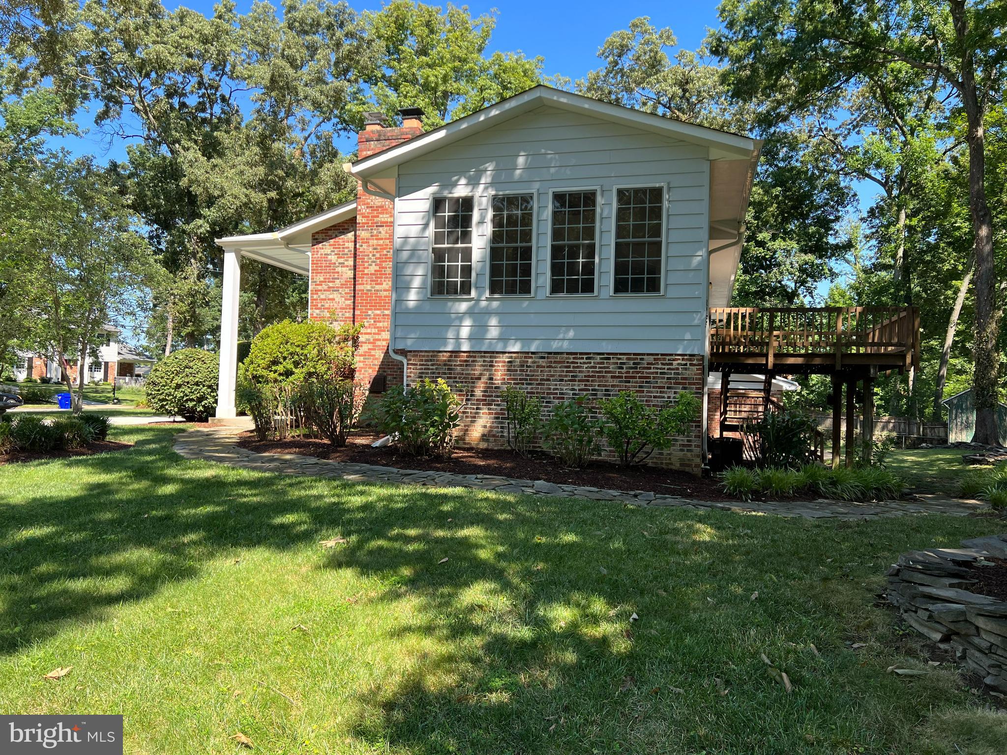 9117 Cherrytree Drive Alexandria, VA 22309 - Photo 33 of 38 Exterior View of two story addition