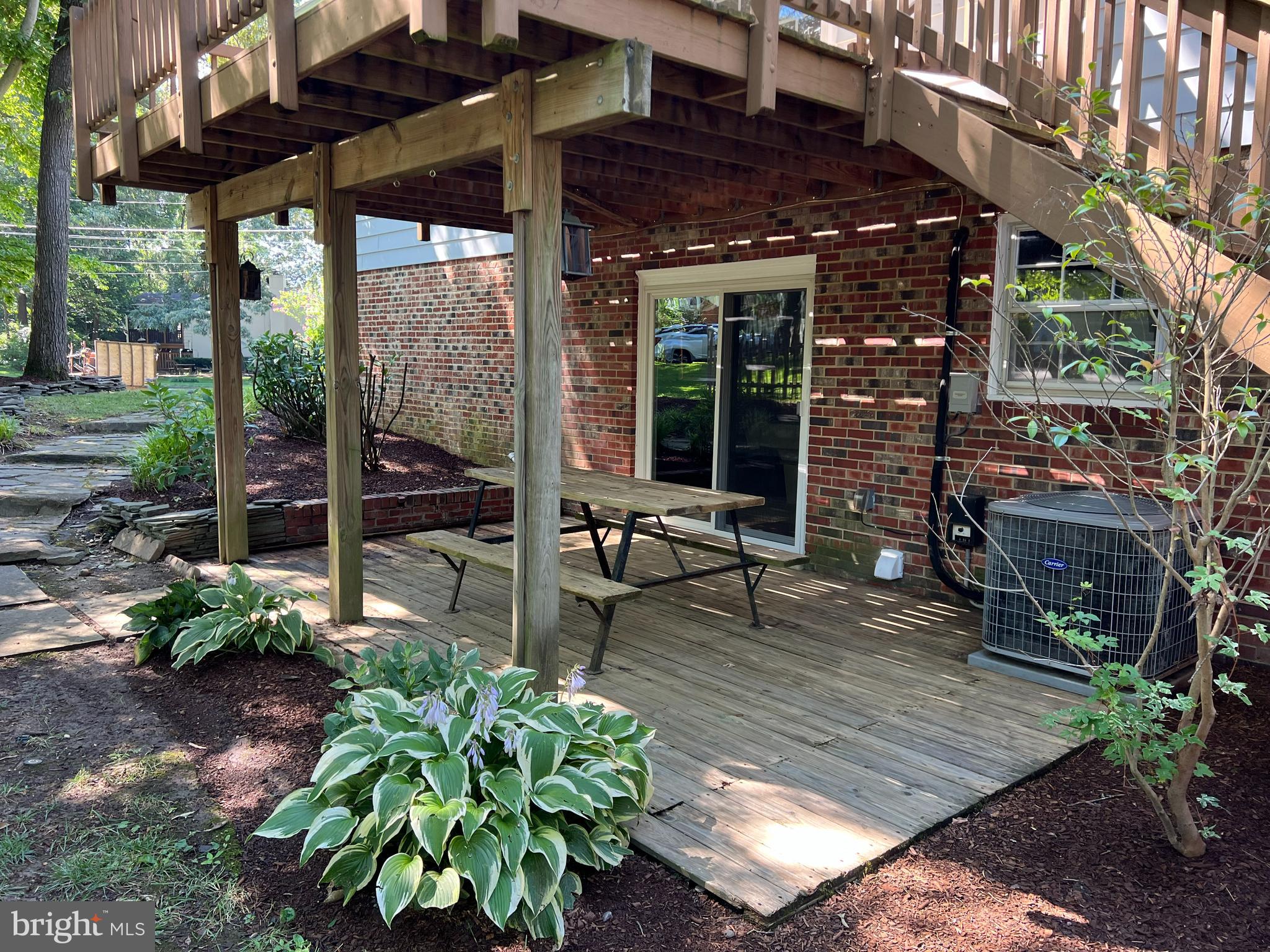 9117 Cherrytree Drive Alexandria, VA 22309 - Photo 35 of 38 Backyard patio under deck