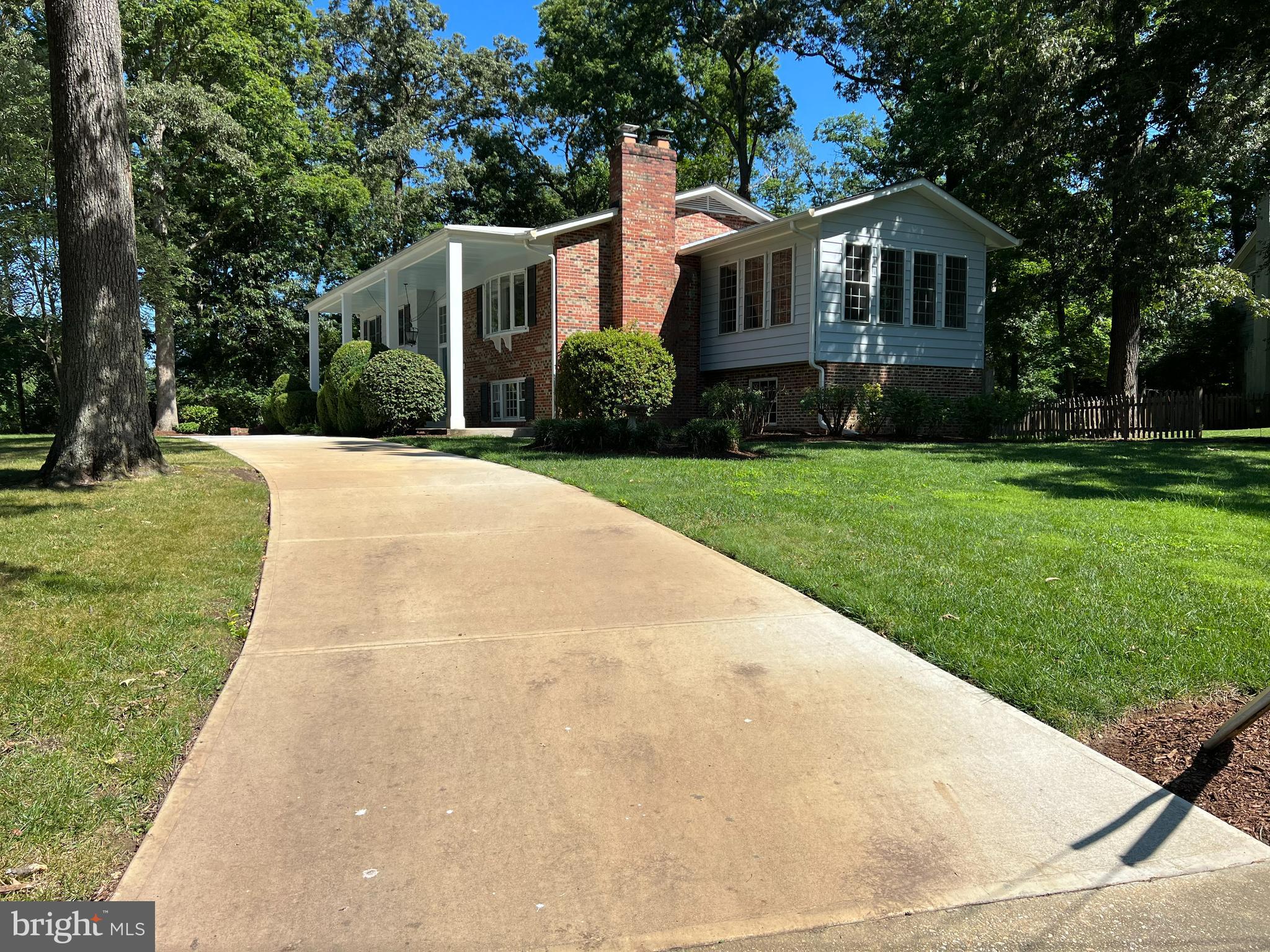 9117 Cherrytree Drive Alexandria, VA 22309 - Photo 5 of 38 New concrete driveway