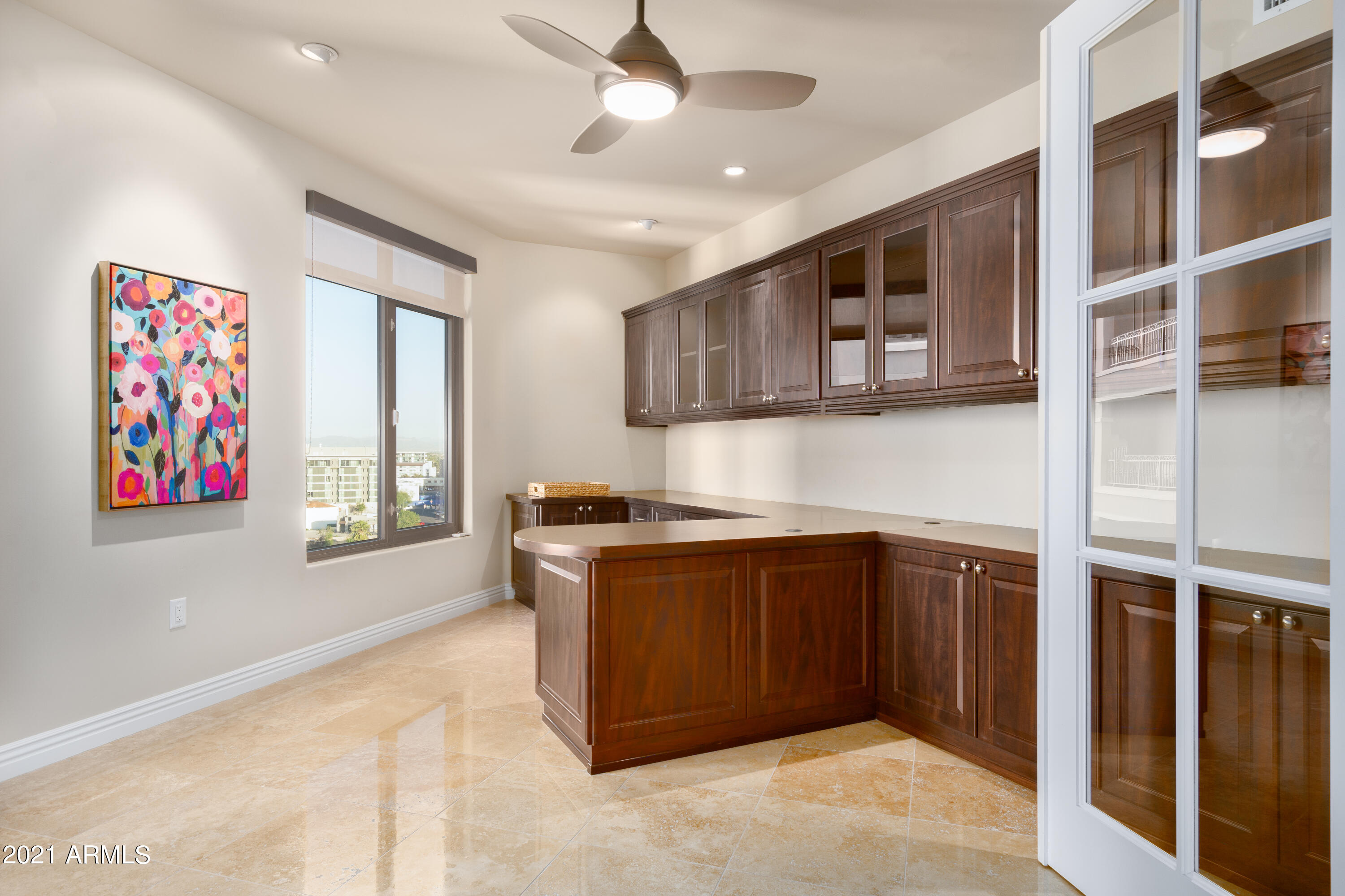 7175 East Camelback Road, Unit 807 Scottsdale, AZ 85251 - Photo 11 of 42 Den, with double doors for privacy