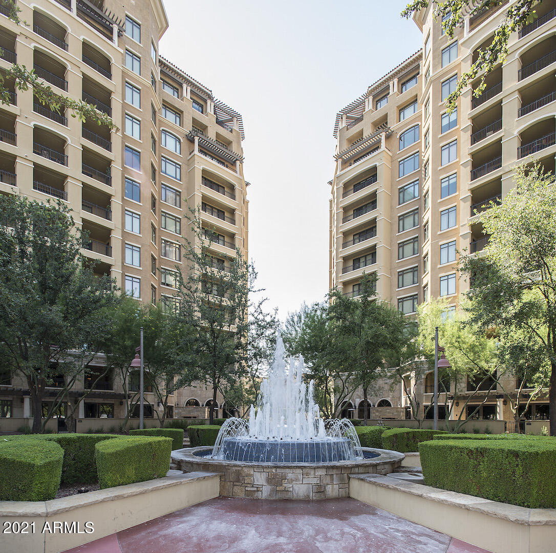 7175 East Camelback Road, Unit 807 Scottsdale, AZ 85251 - Photo 35 of 42 Park & fountain below