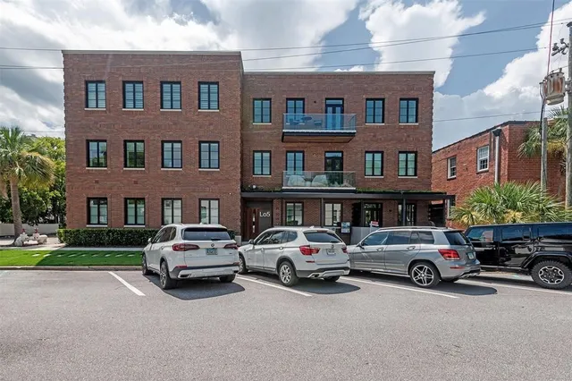 a view of a city from a balcony