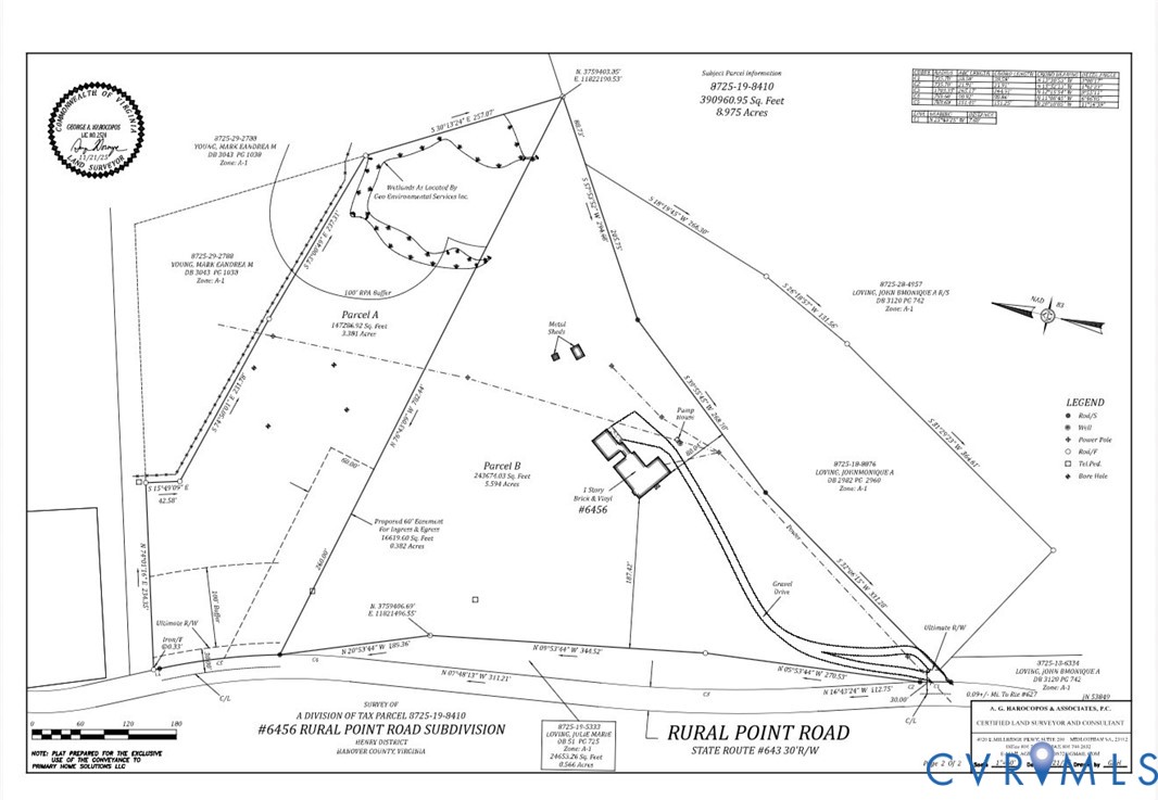 Survey map / technical document