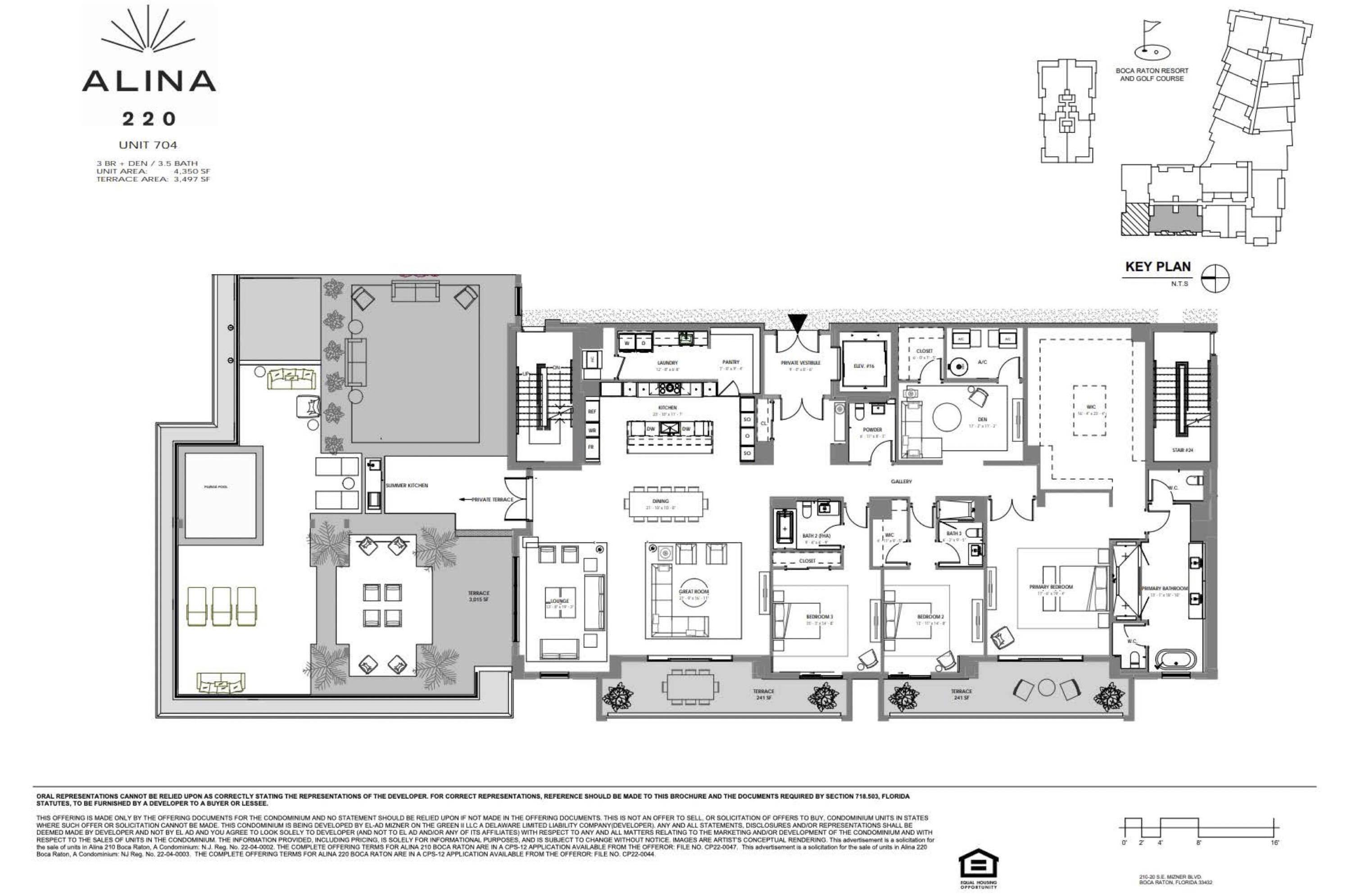 220 Southeast Mizner Boulevard, Unit PH904 Boca Raton, FL 33432 - Photo 22 of 22 Floor plan