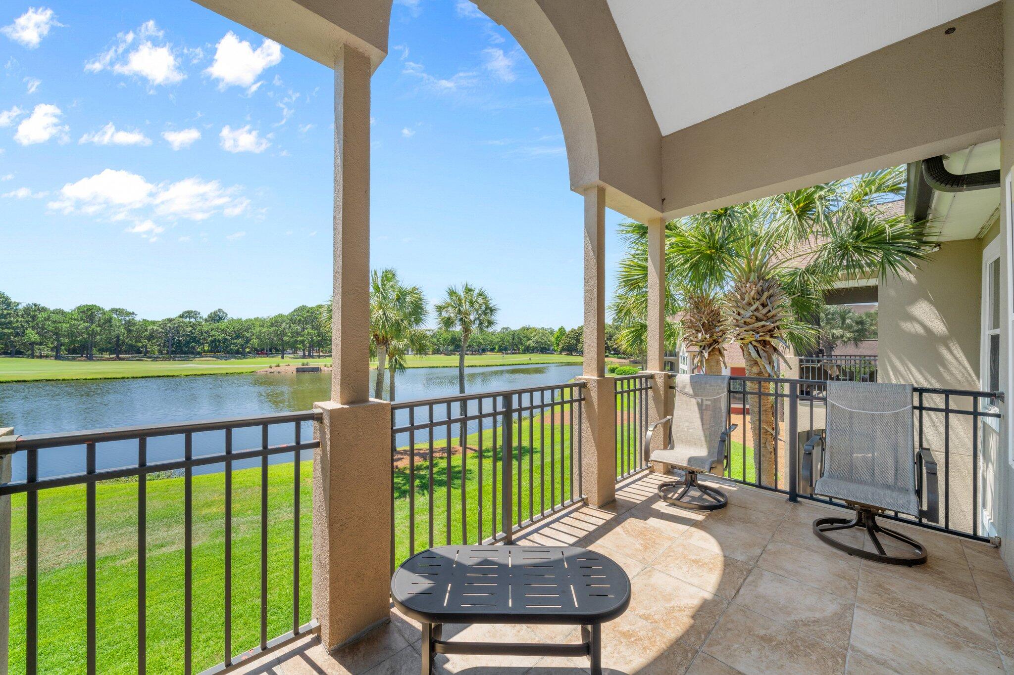 8512 Turnberry Court, Unit 8512 Miramar Beach, FL 32550 - Photo 19 of 35 a view of a balcony with couch