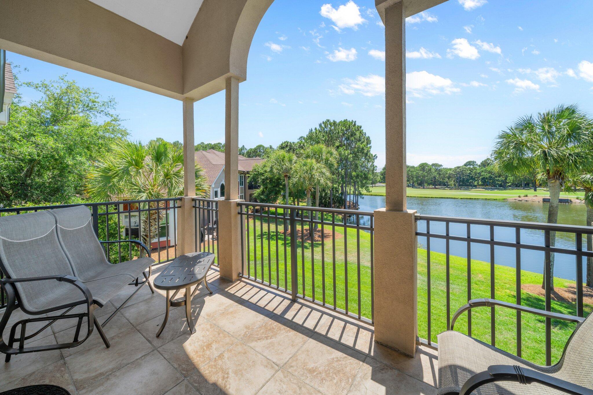 8512 Turnberry Court, Unit 8512 Miramar Beach, FL 32550 - Photo 20 of 35 a view of a two chairs in the balcony