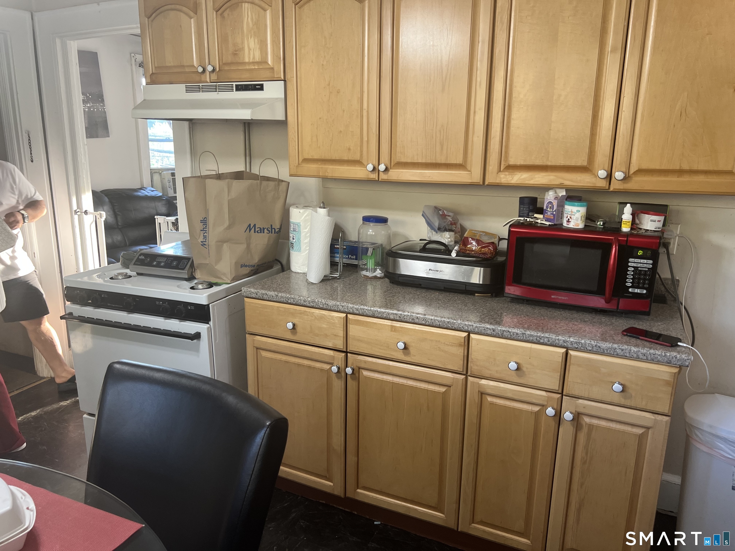 275 Long Ridge Road Stamford, CT 06905 - Photo 13 of 40 a kitchen with stainless steel appliances granite countertop a refrigerator sink and cabinets