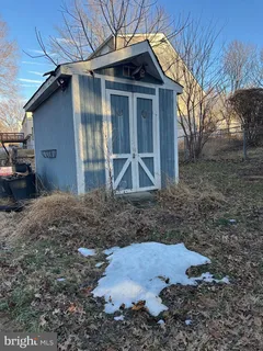 a backyard of a house