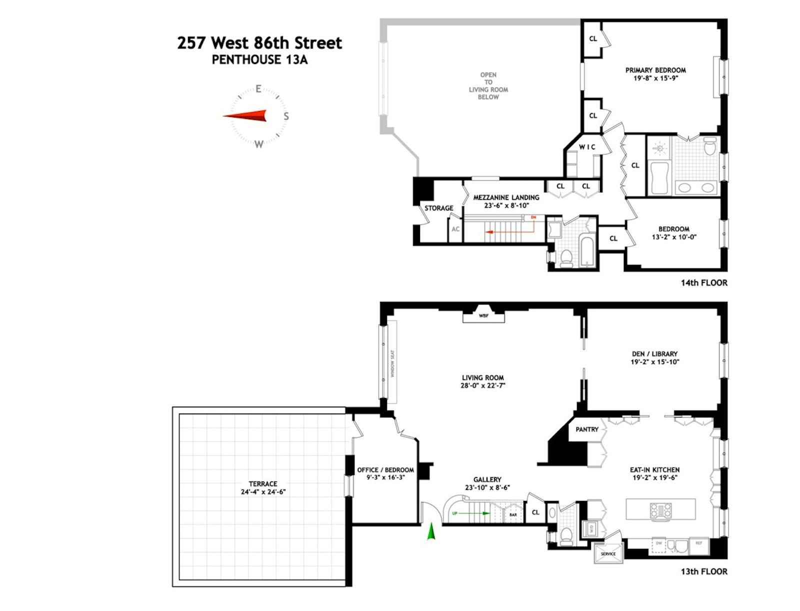 257 West 86th Street, Unit PHA Manhattan, NY 10024 - Photo 17 of 17 unknown