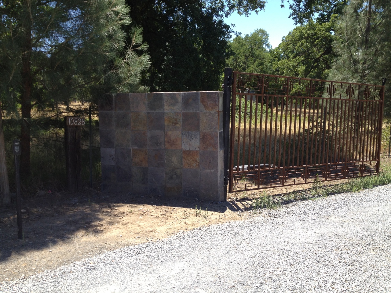 gated entryway