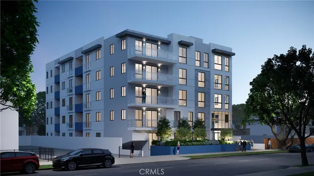 a front view of a building