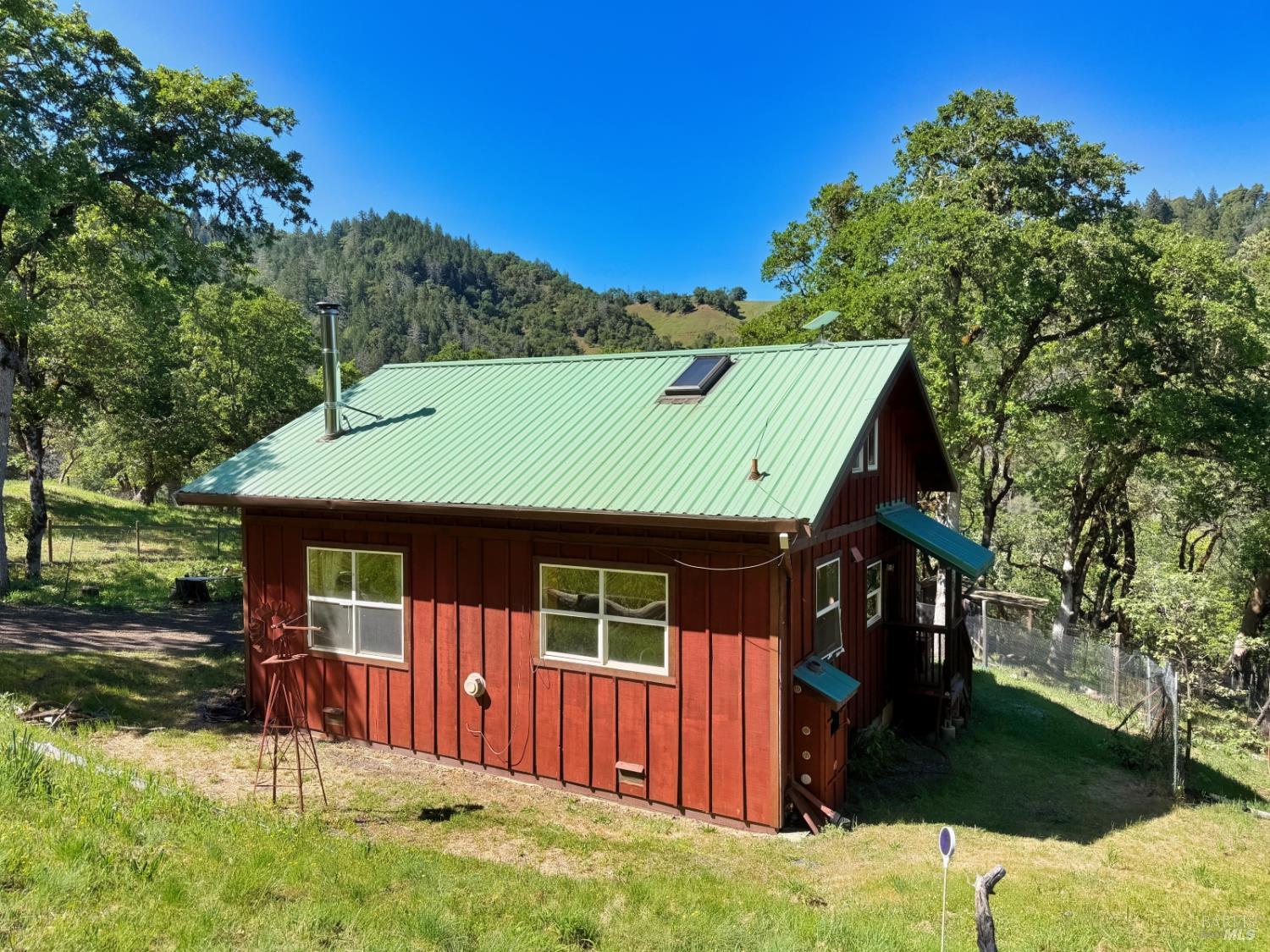 2501 Main Ranch Road Redwood Valley, CA 95470 - Photo 2 of 57 front view of a house with a yard