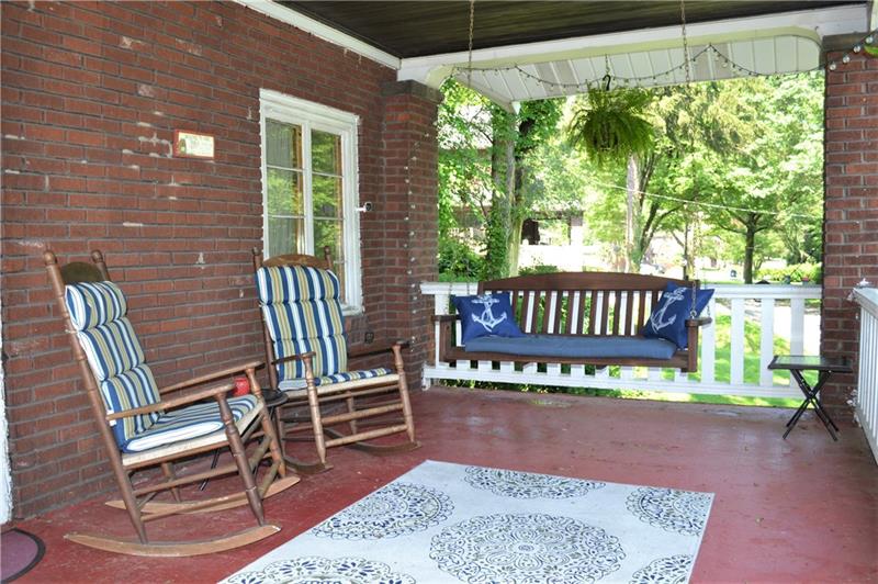 408 Cascade Road Pittsburgh, PA 15221 - Photo 2 of 25 The large, inviting covered front porch is just perfect for swinging, rocking and relaxing!!