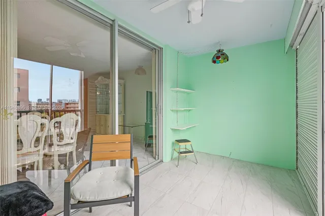 a view of street with tall buildings