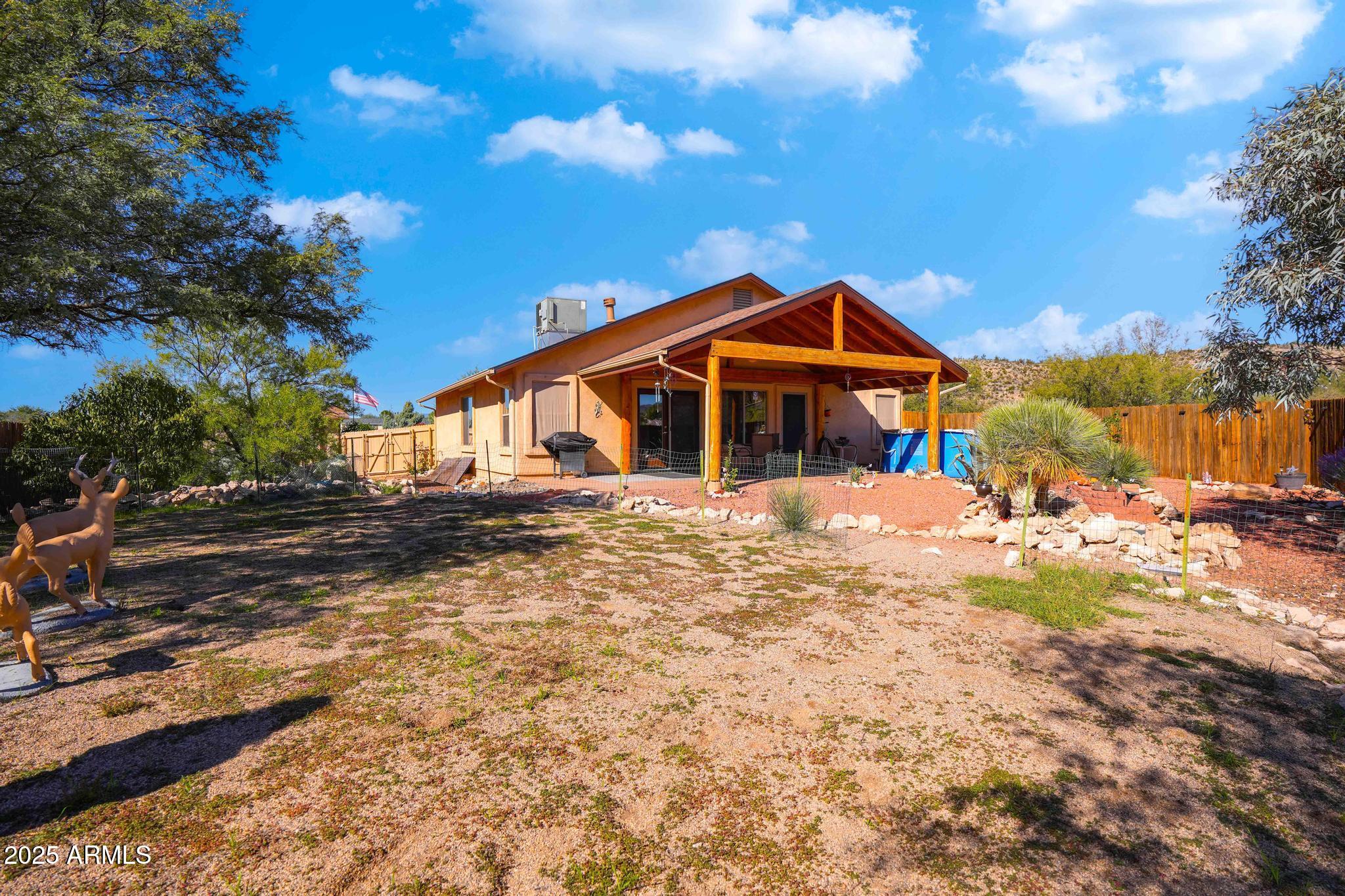 5775 North Kramer Drive Rimrock, AZ 86335 - Photo 28 of 33 a view of a house with a yard
