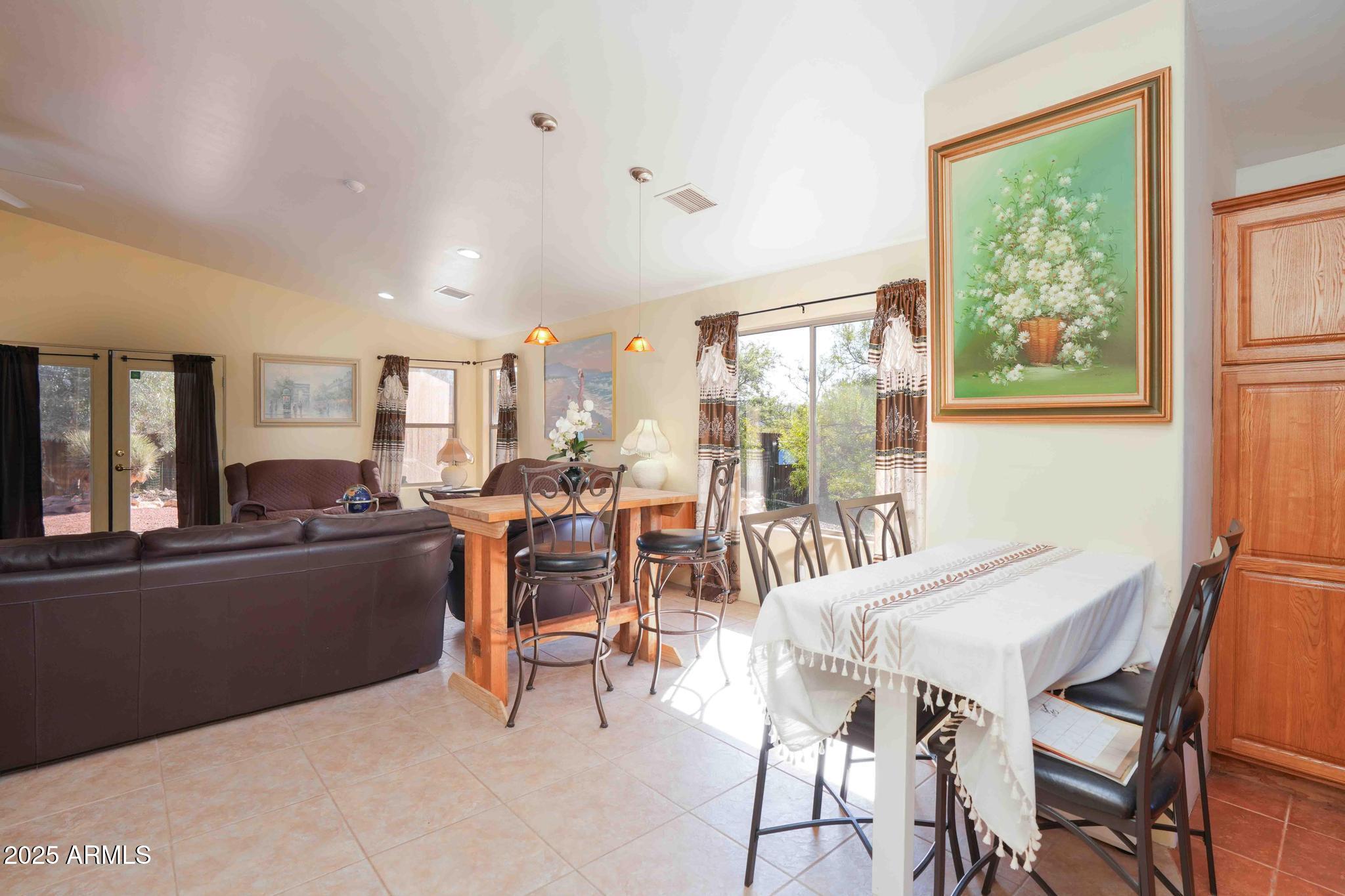 5775 North Kramer Drive Rimrock, AZ 86335 - Photo 8 of 33 a view of a dining room with furniture window and outside view