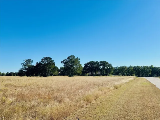 a view of yard covered with snow