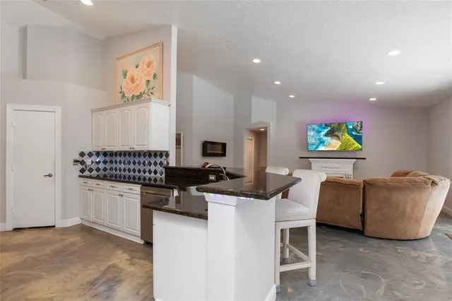 a view of outdoor space with seating area