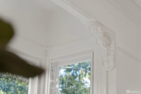 a close view of sliding door