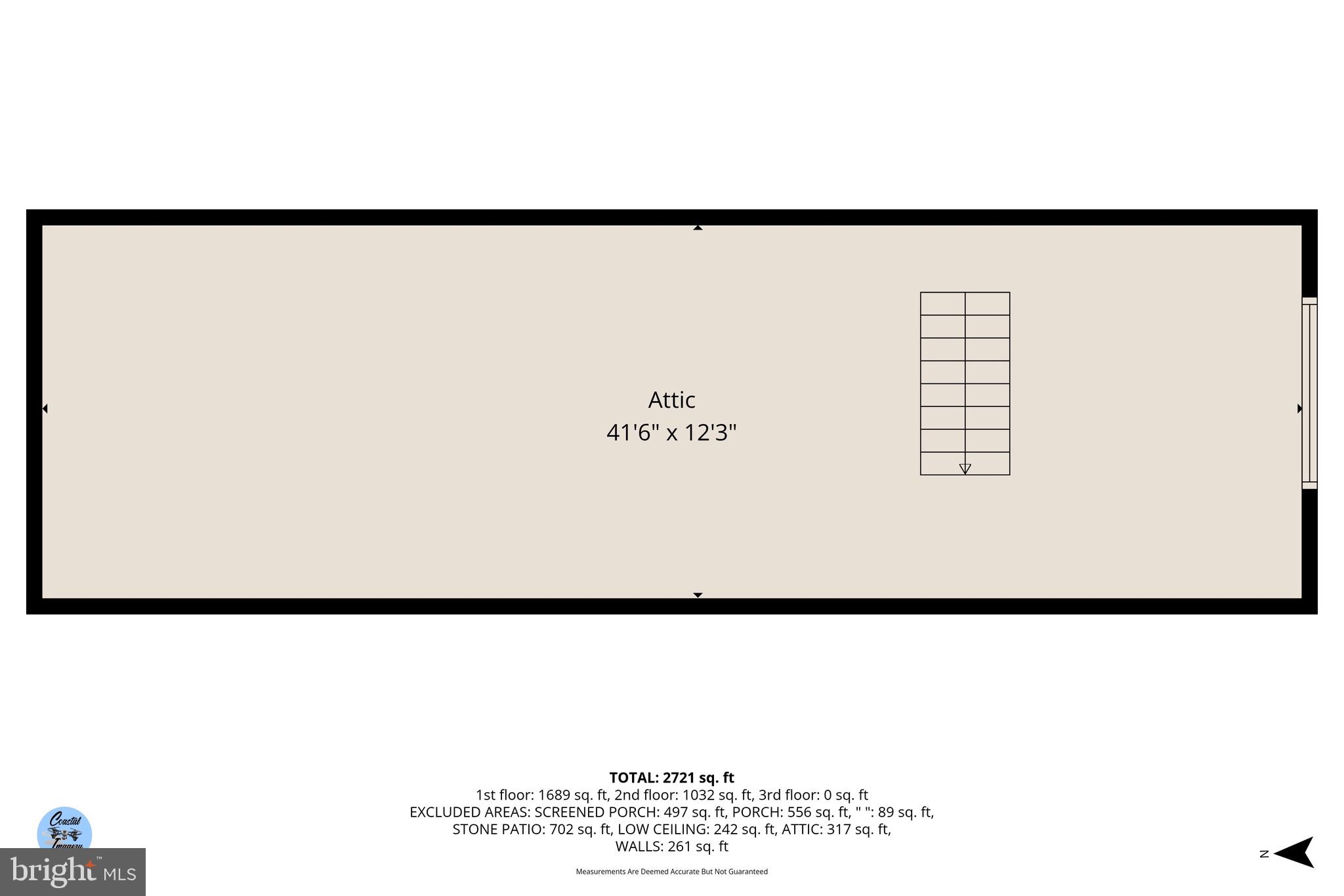 672 Taskmaker Lane Reedville, VA 22539 - Photo 112 of 114 Attic Floorplan