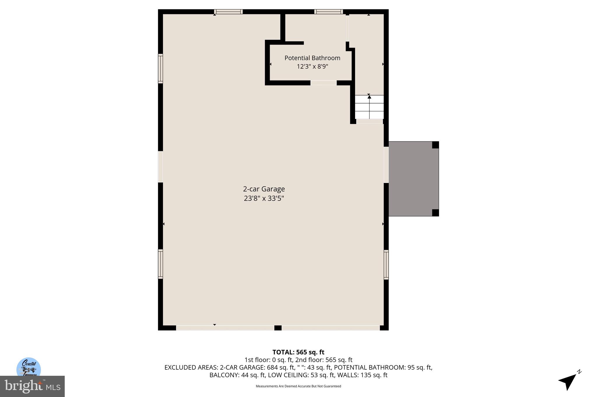 672 Taskmaker Lane Reedville, VA 22539 - Photo 113 of 114 Car/Boat Garage Main Level Floorplan
