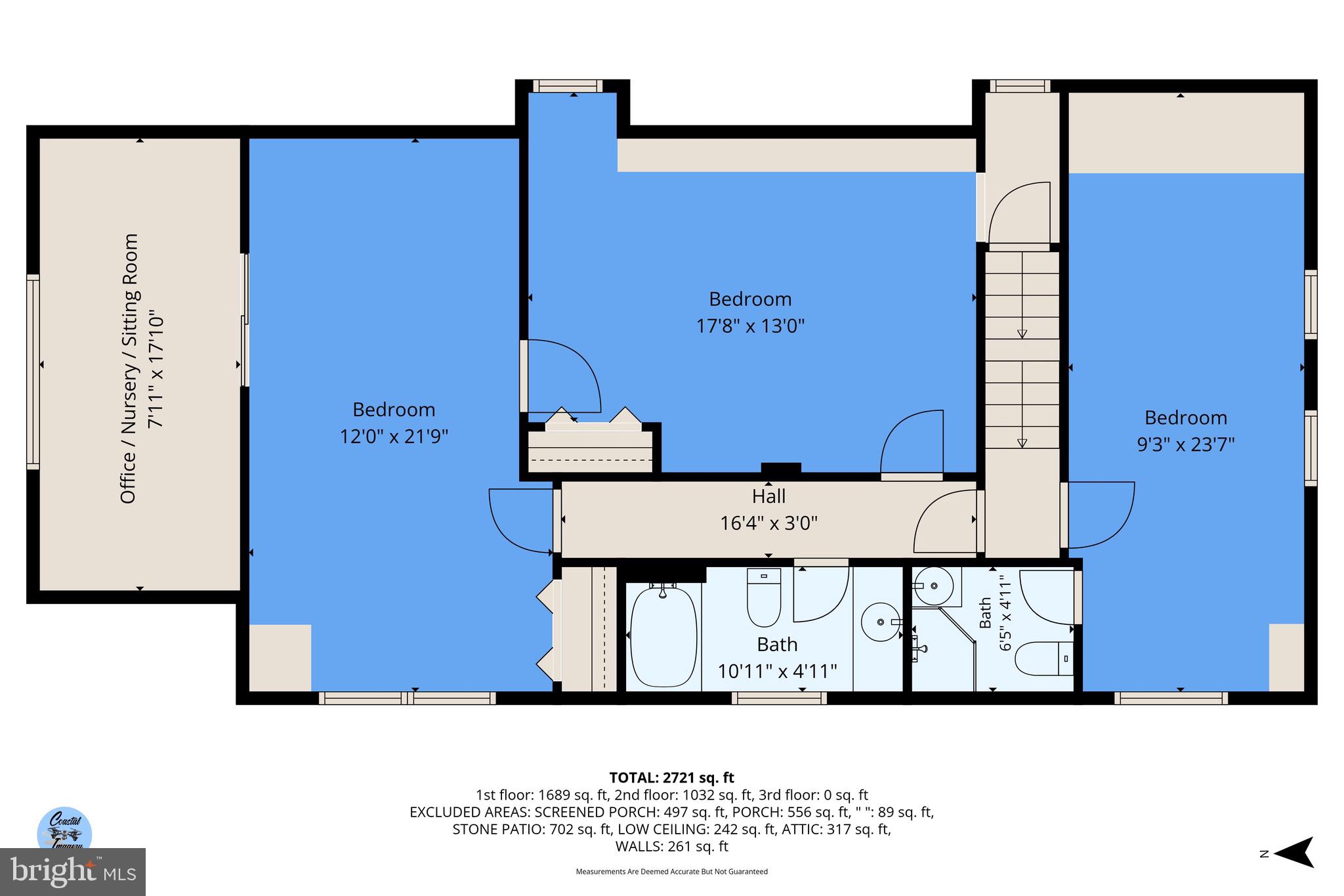 672 Taskmaker Lane Reedville, VA 22539 - Photo 117 of 120 Upper Level Floor Plan