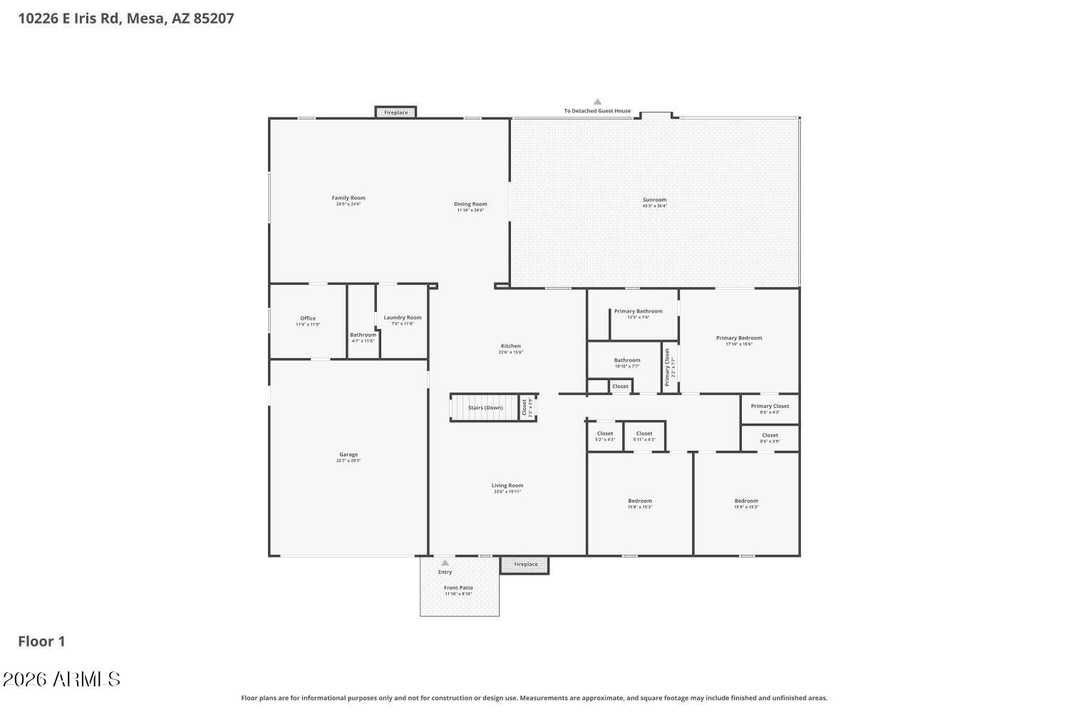 10226 East Iris Road Mesa, AZ 85207 - Photo 49 of 53 10226 E Iris Rd - Web Quality - 006 - Fl