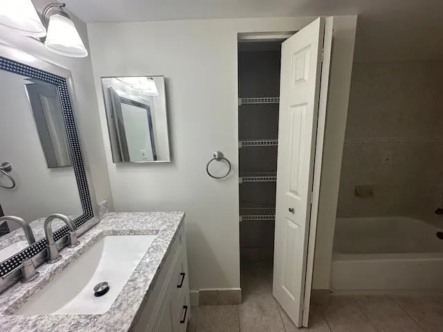 a close view of closet