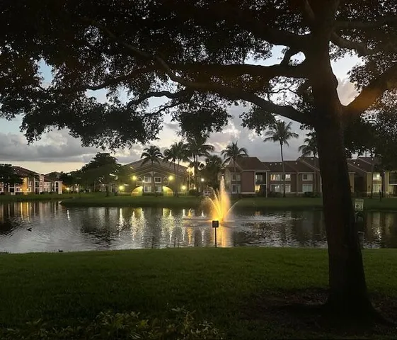 a view of outdoor space with seating area