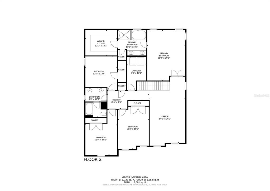 14671 Horse Trot Road Lithia, FL 33547 - Photo 35 of 40 a picture of a floor plan