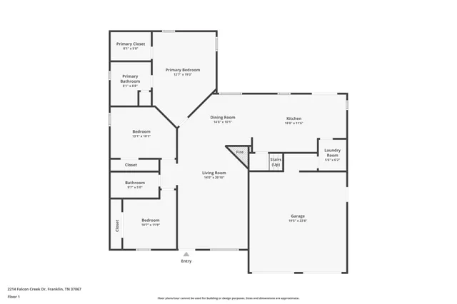 $2,650 | 2214 Falcon Creek Drive, Franklin, TN 37067
