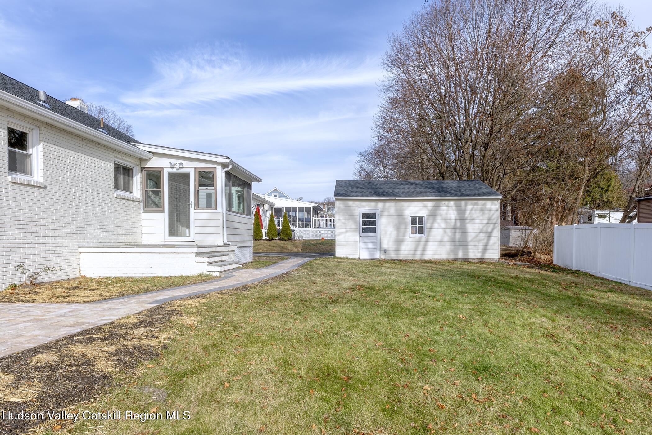64 1st Avenue Kingston, NY 12401 - Photo 32 of 37 a view of a yard in front of a house