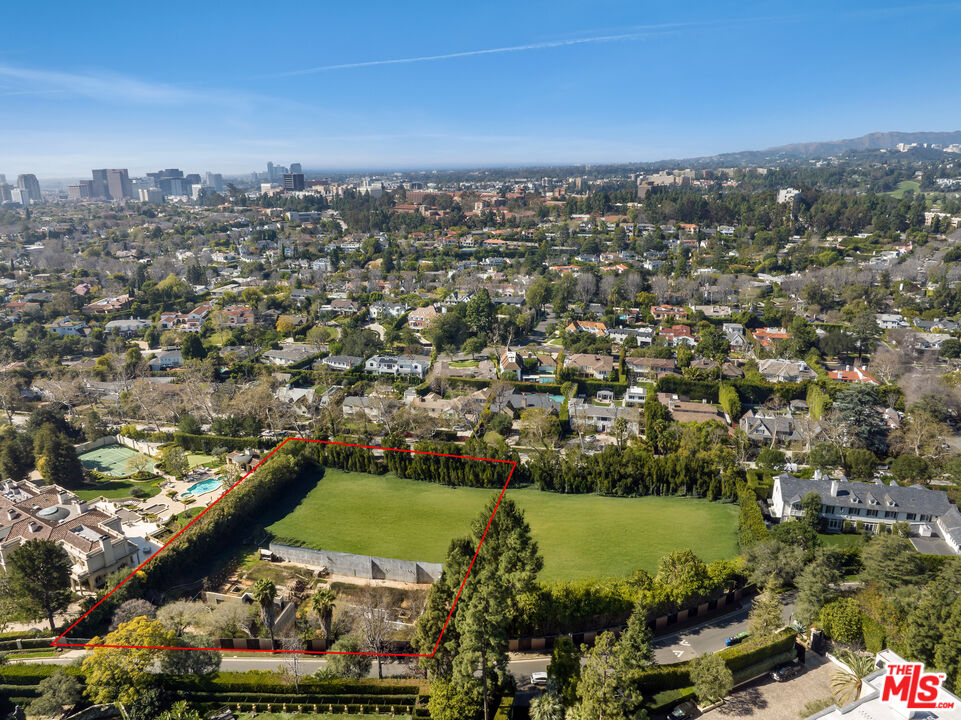 355 South Mapleton Drive Los Angeles, CA 90024 - Photo 3 of 9 an aerial view of a residential houses with outdoor space and swimming pool