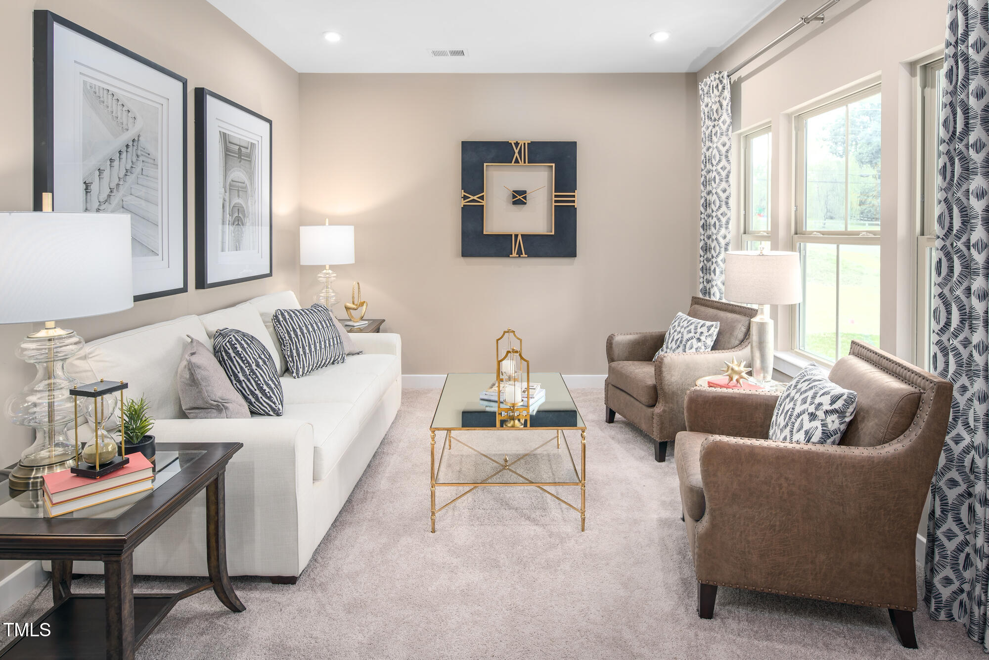 812 Walker Rdg Way Willow Spring, NC 27592 - Photo 12 of 23 a living room with furniture and a large window