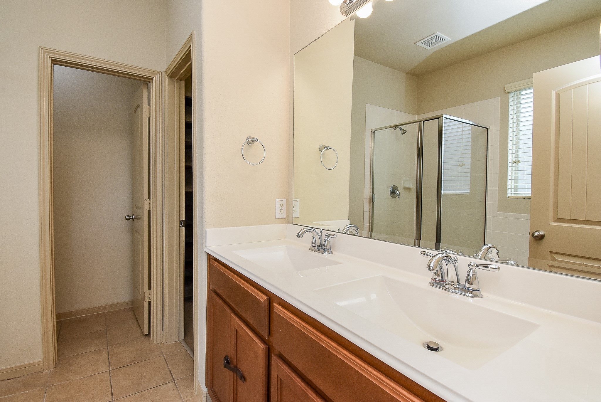 2106 Harmon Crest Court Spring, TX 77373 - Photo 16 of 32 a bathroom with a sink and a mirror