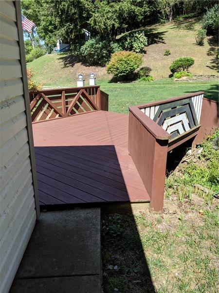 1241 Brush Run Road Avella, PA 15312 - Photo 15 of 21 Beautiful side deck for entertaining