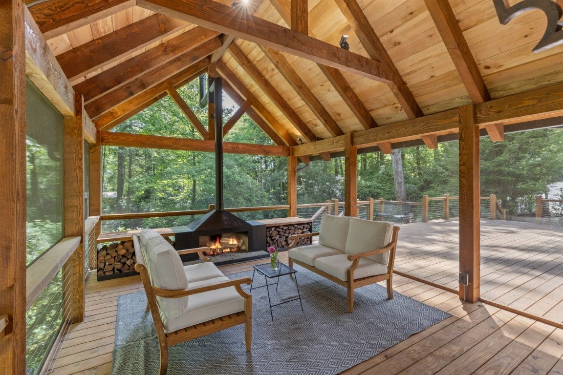 1177 Hicks Road Highlands, NC 28741 - Photo 23 of 61 Screened Porch