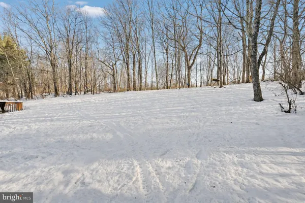 a view of road and snow