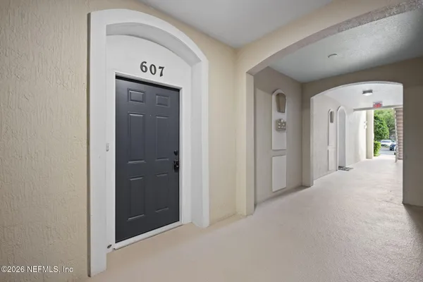 a view of a hallway with a hallway