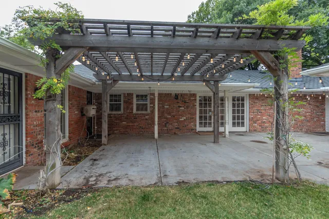 a view of a house with a porch