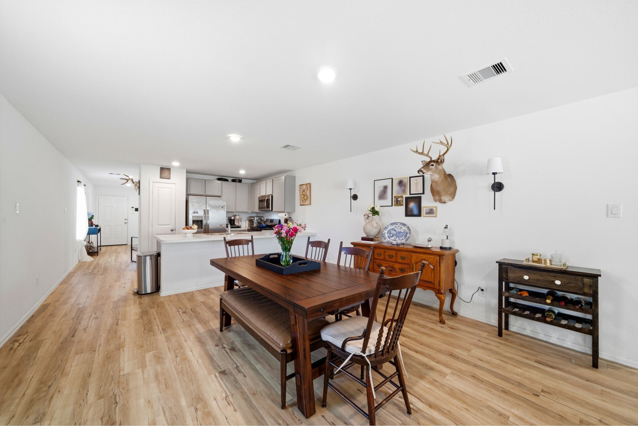 An inviting dining space that flows seamlessly into the main living areas, perfect for everyday meals or hosting.