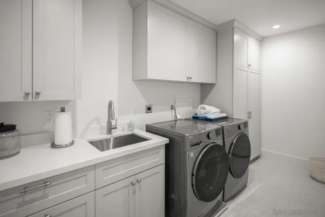 a view of storage and utility room