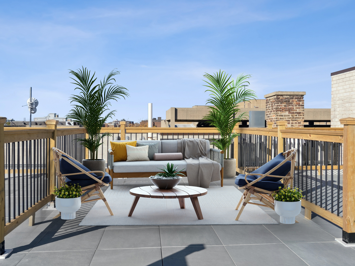 1355 North Western Avenue, Unit 2B Chicago, IL 60622 - Photo 15 of 16 a building outdoor space with patio furniture