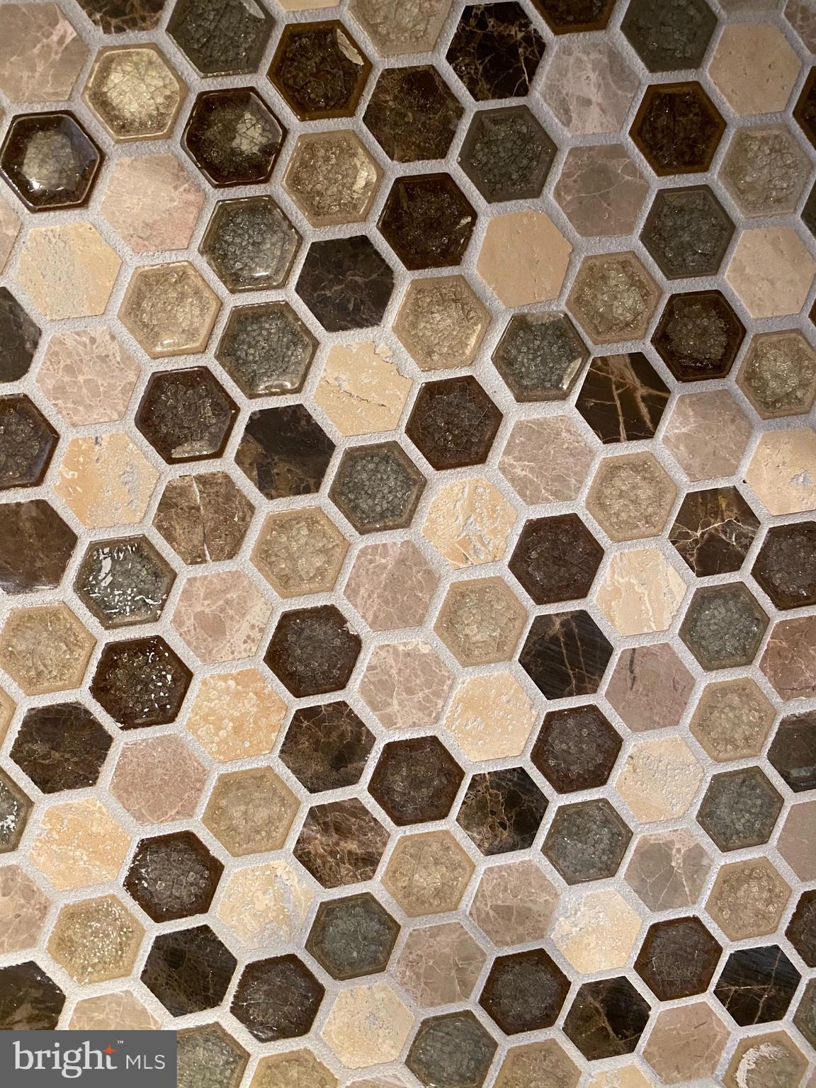 3028 Shepperton Terrace Silver Spring, MD 20904 - Photo 5 of 49 Iridescent hexagonal tile backsplash.