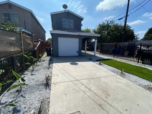a view of a house with a patio