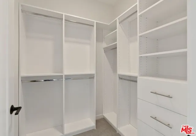 a view of walk in closet