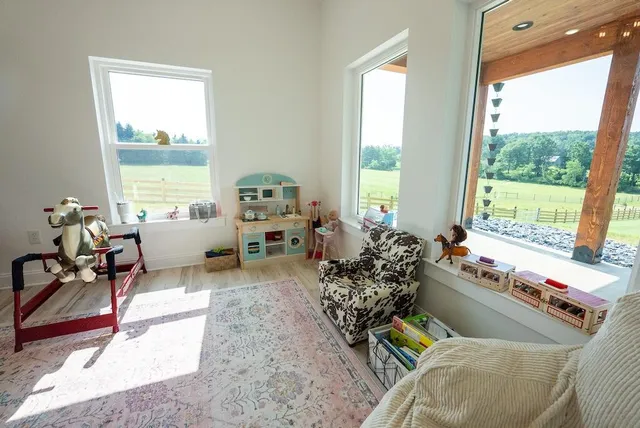 a view of an ocean from a balcony