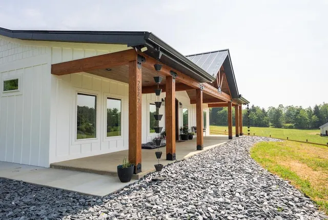 a view of ocean from a balcony