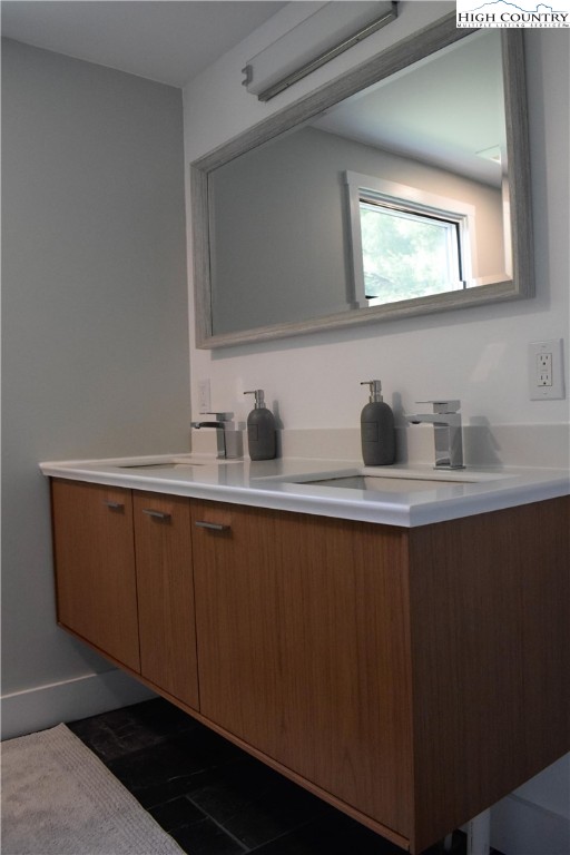 146 Trillium Ridge Boone, NC 28607 - Photo 32 of 41 a bathroom with a sink and a mirror
