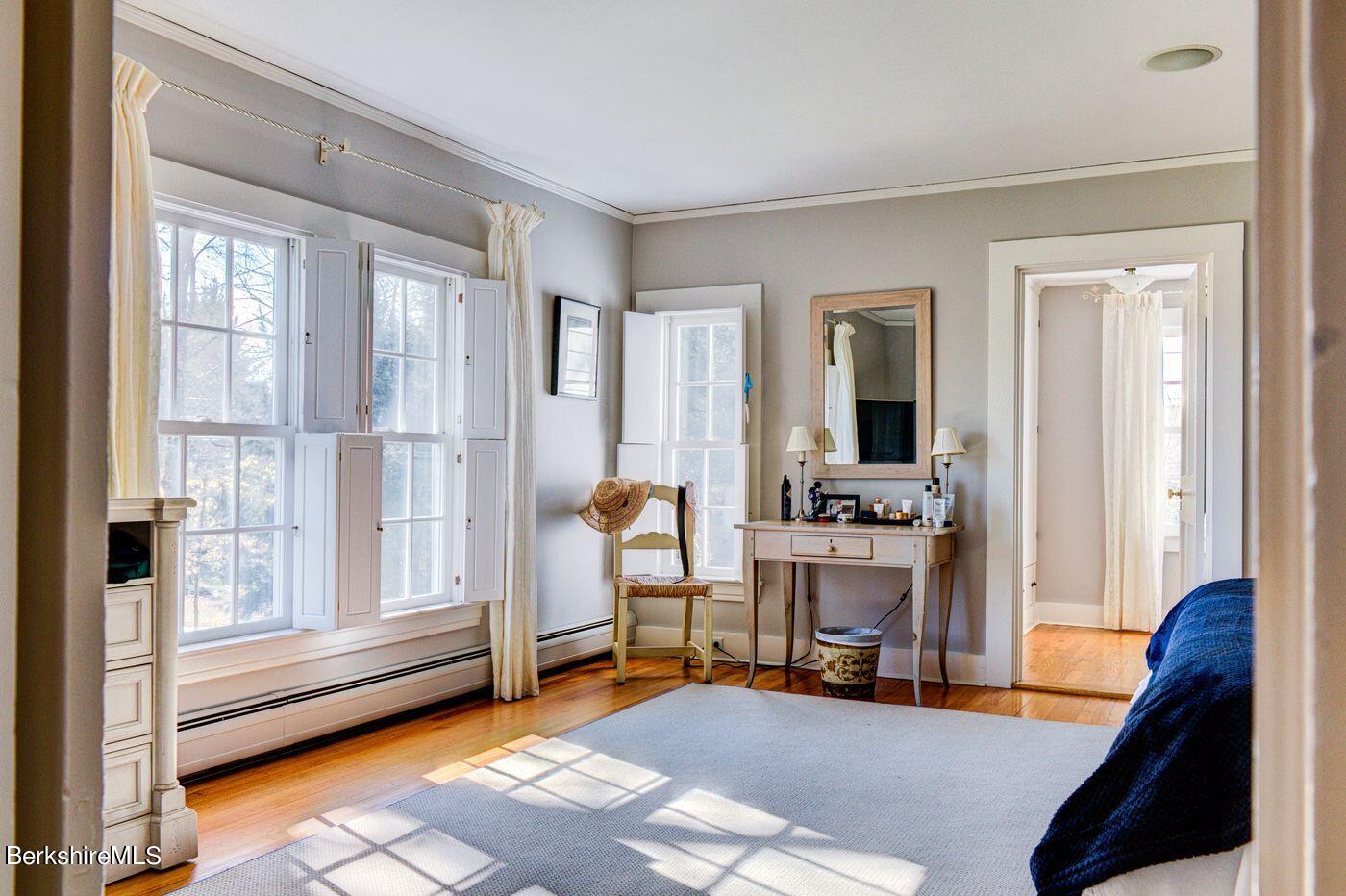 331 Rossiter Road Richmond, MA 01254 - Photo 15 of 28 a living room with furniture and a large window